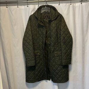 Barbour Olive Jenkins Quilt jacket
